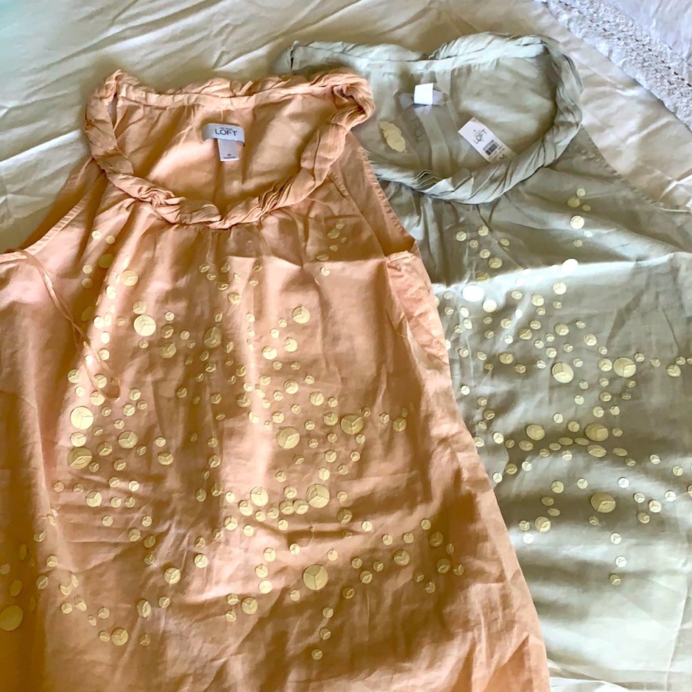 Loft camisole top. Lot of 2 Size M